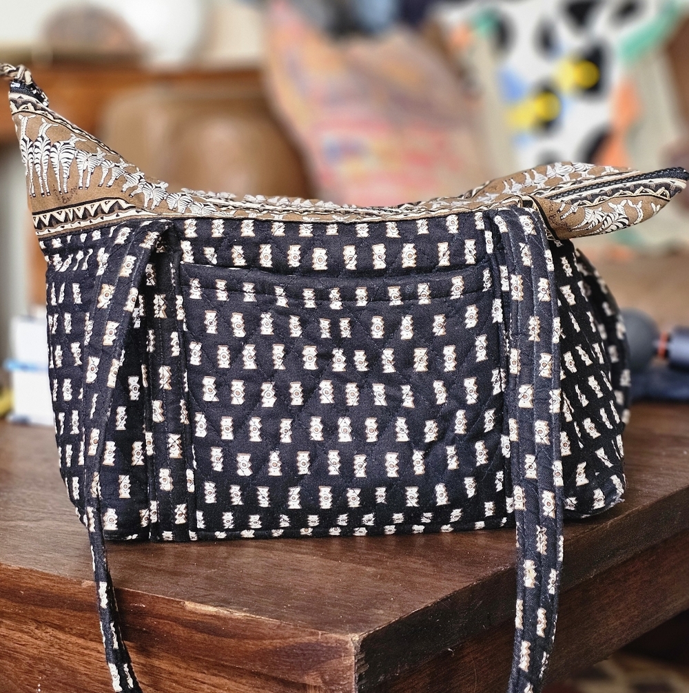 Vera Bradley Zebra Tote Bag - Picture 1 of 6